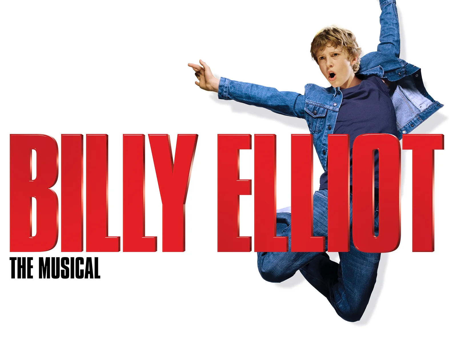 Wide Billy Elliot the Musical logo and title artwork, Adelphi Theatre