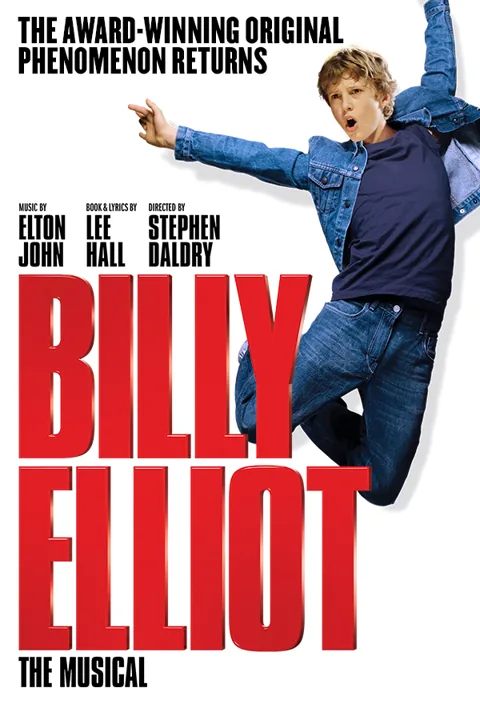 The Billy Elliot the Musical logo and title poster, Adelphi Theatre