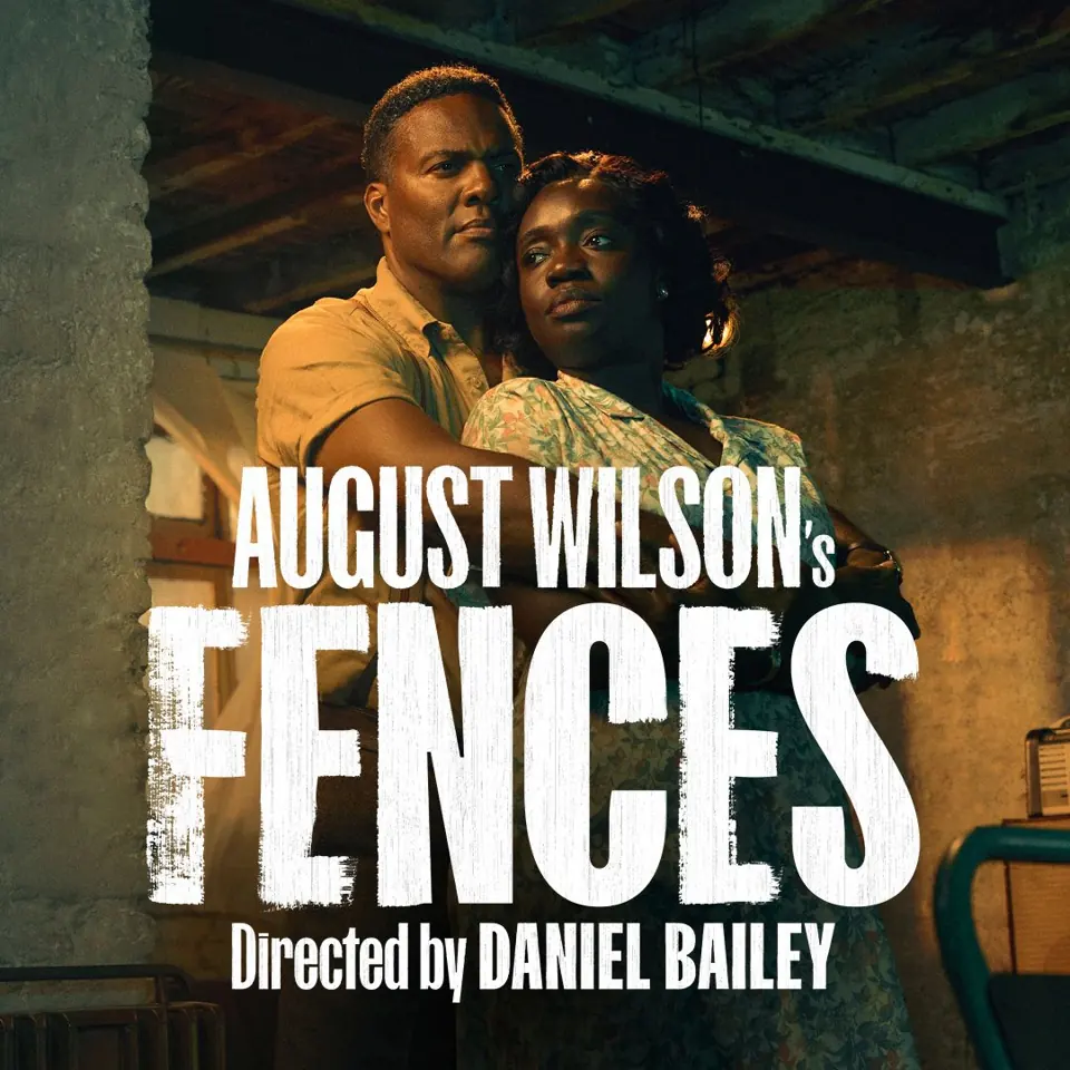Two figures in a basement setting in Fences at the Lyric Hammersmith