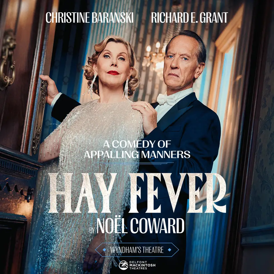 I cannot complete this task as no image description was provided in Hay Fever at Wyndham's Theatre