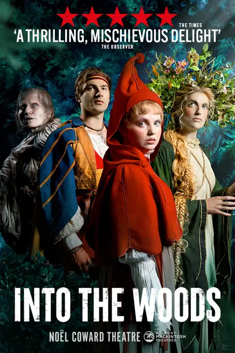 Little Red, Rapunzel, a prince and the Witch, Into the Woods, Noël Coward Theatre