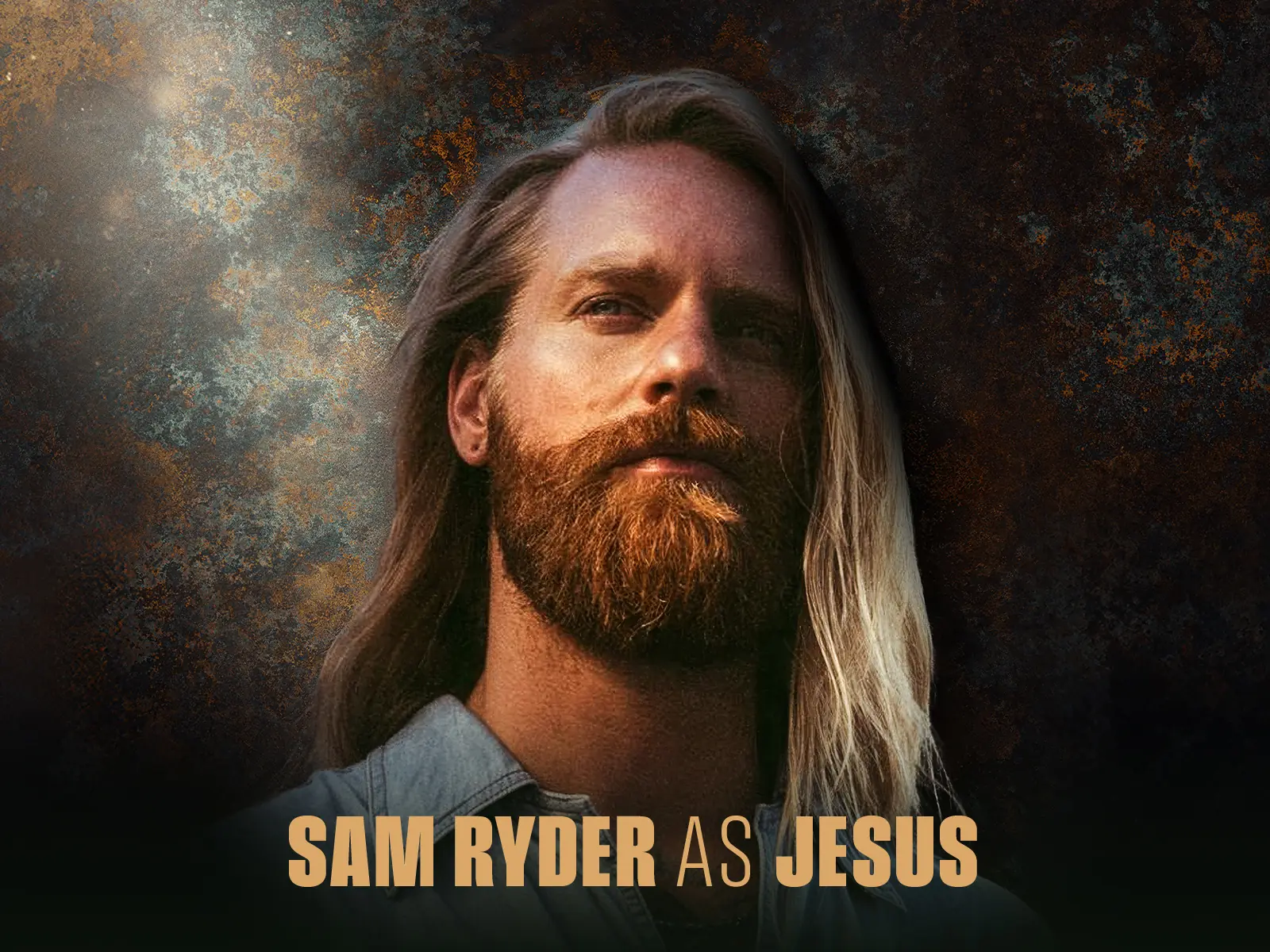 Sam Ryder as Jesus on the Jesus Christ Superstar artwork, Theatre Royal Drury Lane