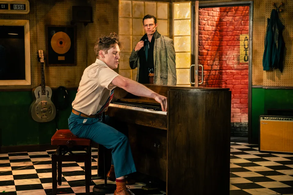Jerry Lee Lewis at the piano, Million Dollar Quartet, The Arts at Marble Arch