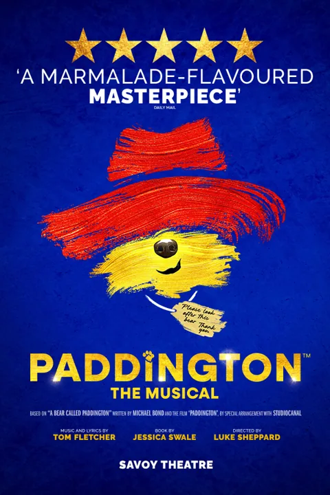 The Paddington The Musical logo poster, Savoy Theatre