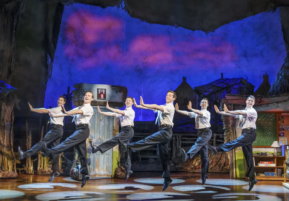 Turn It Off high kicks, The Book of Mormon, Prince of Wales Theatre