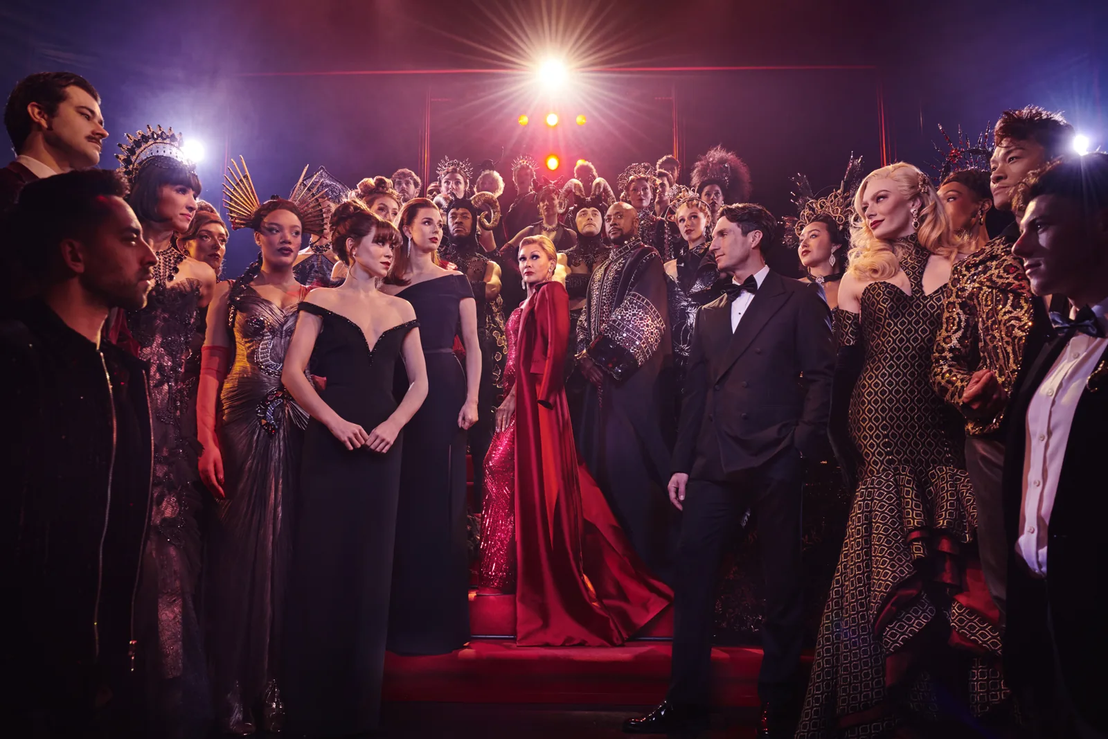 The company in black tie and couture: The Devil Wears Prada, Dominion Theatre