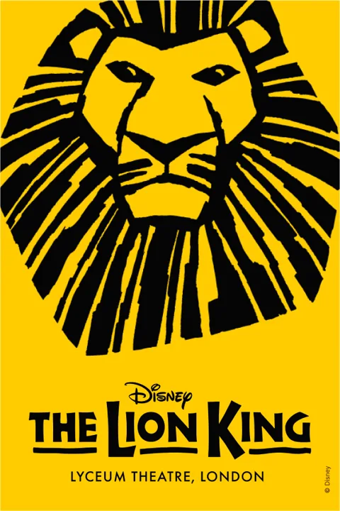 The Lion King logo poster for the Lyceum Theatre