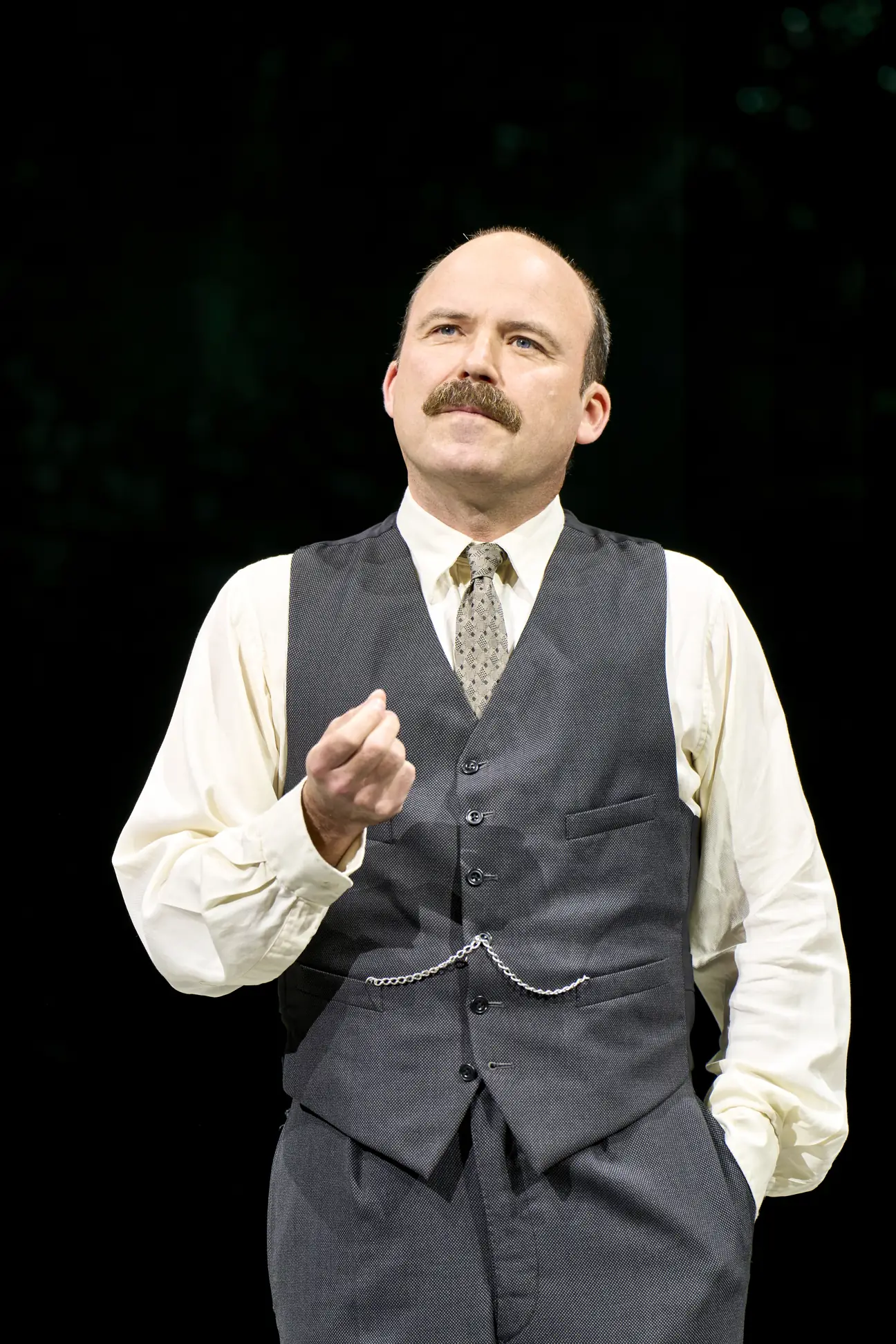 Rory Kinnear as John Maynard Keynes in The Standard of Living, Theatre Royal Haymarket